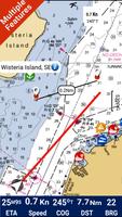 Cheesapeake Bay GPS Charts ポスター
