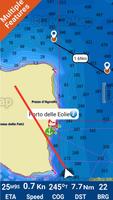 Curacao GPS Nautical Charts Cartaz