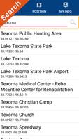 Texoma Lake Fishing Chart capture d'écran 1