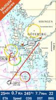 Oslo to Goteborg GPS Charts الملصق