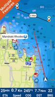 Rhodes Island Map Navigator Cartaz