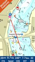 German Rivers GPS Charts poster