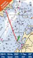 Saginaw Bay GPS Map Navigator poster