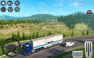 برنامه‌نما Modern Euro Truck Simulator 3d عکس از صفحه