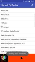 Burundi radios Affiche
