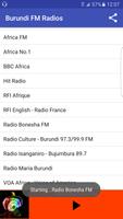 Burundi FM Radios poster