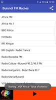 Burundi FM Radios captura de pantalla 3