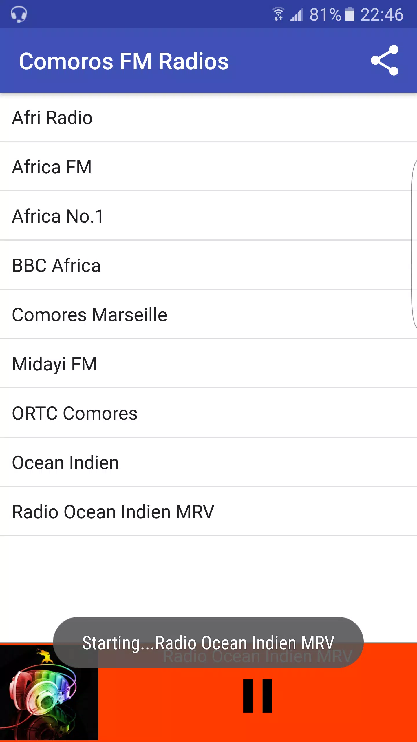 Comoros FM Radios安卓版应用APK下载