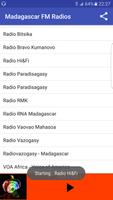 برنامه‌نما Madagascar FM Radios عکس از صفحه