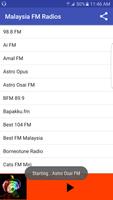 Malaysia FM Radios poster