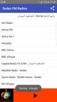 Sudan FM Radios capture d'écran 1
