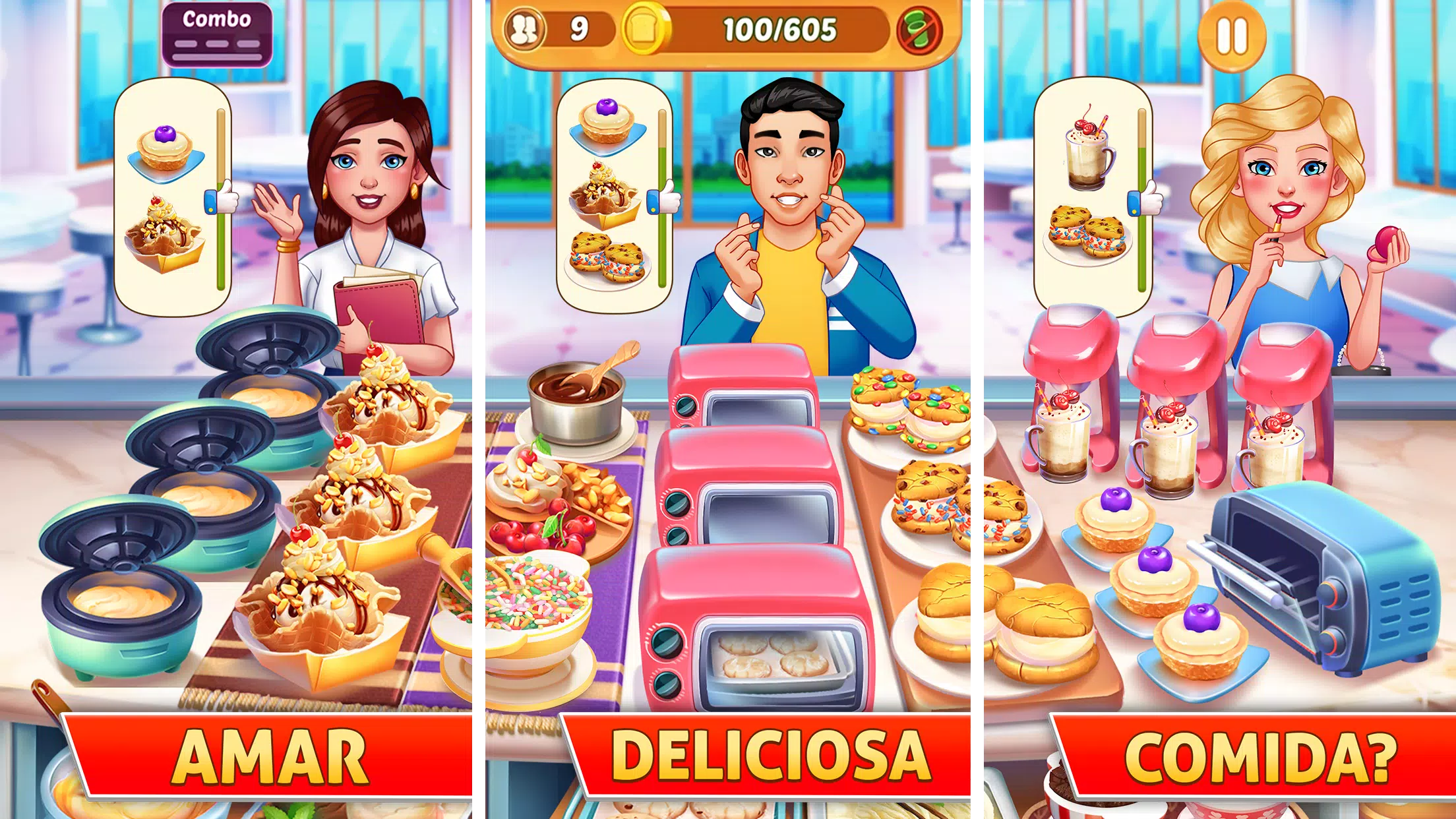 Download do APK de Jogos de cozinha Restaurante Comida Chefe Craze para  Android