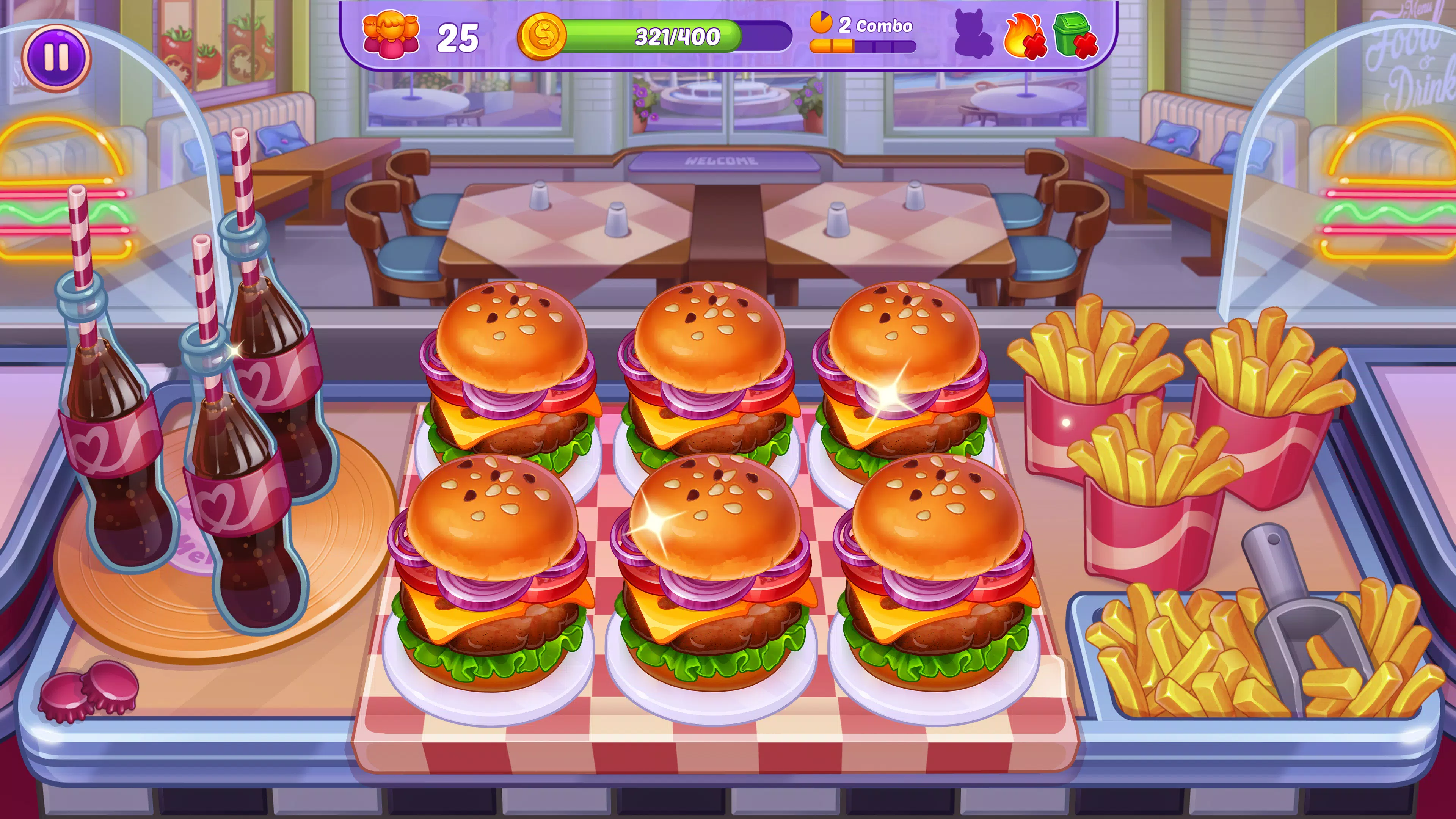 Kitchen Crush : Jogos de Cozinha - Jogo de restaurante - Master