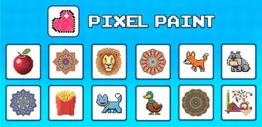 Pixel Paint: ピクセル塗り絵そして色塗りゲーム. ぬりえ無料大人そして数字ぬりえ こども