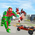 Gorilla Robot Hero Car Game. Drone Transform icône