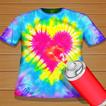 Tie dye váy thiết kế quần áo