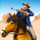 West Cowboy Gun War Horse Game icône