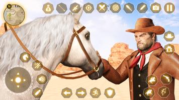 West Cowboy Gun War Horse Game capture d'écran 2