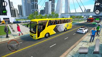 American Bus Simulator Game 3D imagem de tela 1