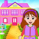 My Family Town Doll House Game aplikacja