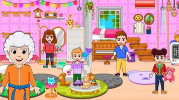 My Family Town Doll House screenshot 1