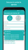 Calculadora de Calorías HB captura de pantalla 2
