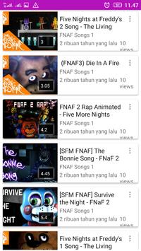 Download Fnaf Five Night At Freddy 123456 Songs Apk For Android Latest Version - roblox id for fnaf rap five more nights