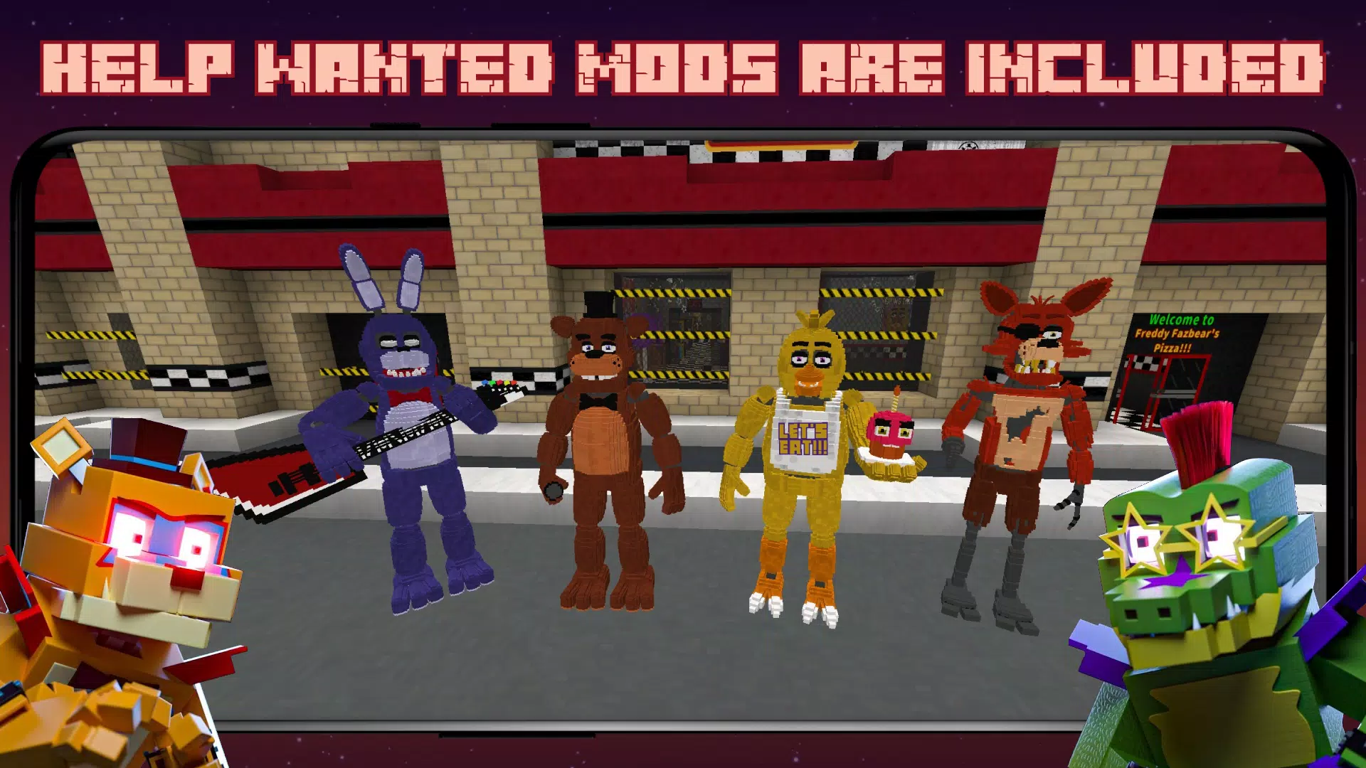 FNaF Breach Mod for Minecraft - Apps on Google Play