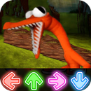 Orange Rainbow Friends FNF Mod APK
