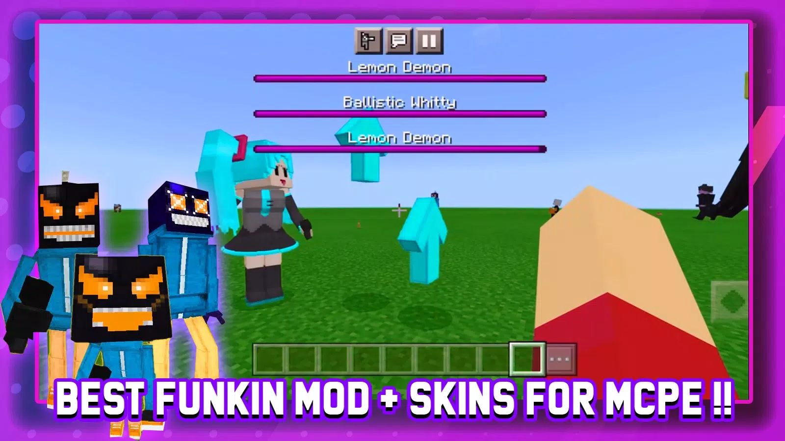 Whitty (Friday Night Funkin' mod) Minecraft Skin