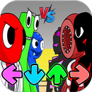 FNF DOORS Monsters vs Rainbow APK