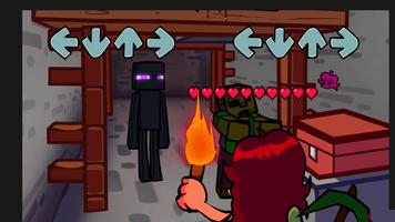 fnf vs herobrine mod full week постер