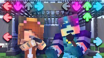 Mod Friday Night Funkin for Minecraft syot layar 1