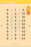 Tables de multiplication avec  capture d'écran 1