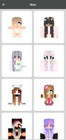 برنامه‌نما Girls Skins for Minecraft PE عکس از صفحه