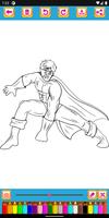 Superheroes Coloring Book 海报