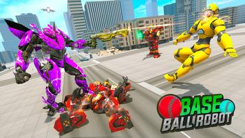 Robot Game: Baseball Robot Car الملصق