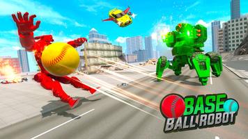 Robot Game: Baseball Robot Car تصوير الشاشة 1