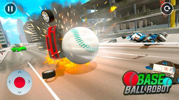 Robot Game: Baseball Robot Car imagem de tela 3