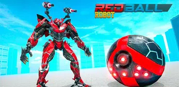 Red Ball Robot Transform Game