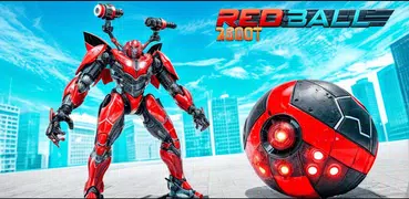 Red Ball Robot Car: Robot Game