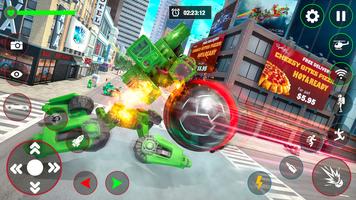 Iron Robot Car Transform Game скриншот 1