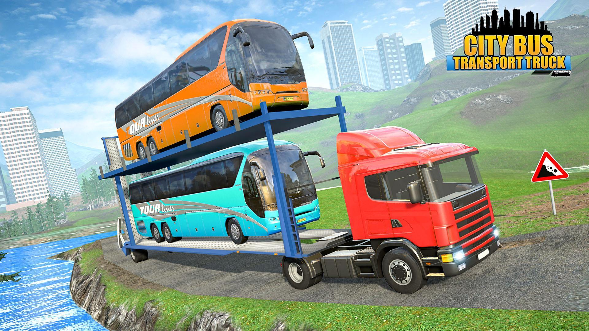 Android 用の 市内バス輸送トラック 無料交通ゲーム Apk をダウンロード