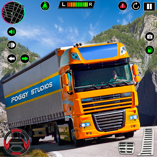 大 トラック 運転中 ゲーム 3D