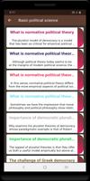 Basic political theory Affiche