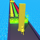 Stack tower colors run 3d-Tower run cube surfer иконка