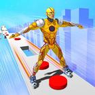 Superhero Sky roller rush-Rolling sky skate games icon