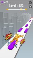 Superhero Sky roller rush-Rolling sky skate games screenshot 3