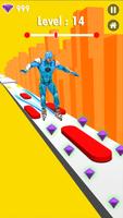 Superhero Sky roller rush-Rolling sky skate games screenshot 1