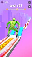 Superhero Sky roller rush-Rolling sky skate games screenshot 2